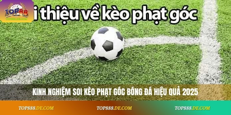 Kinh nghiệm soi kèo phạt góc bóng đá hiệu quả 2025